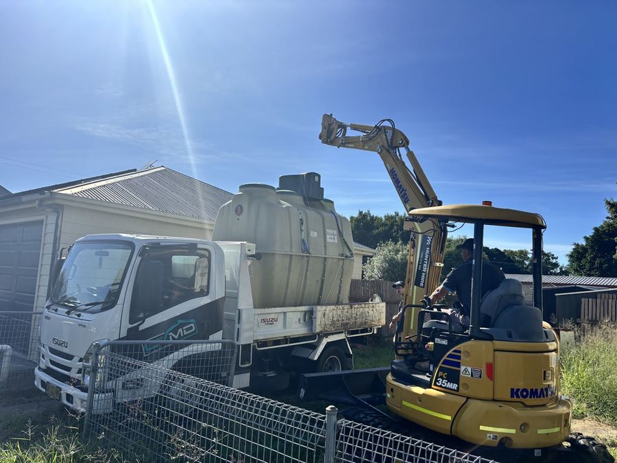 Drainage excavation work by Flow Plumbing Solutions